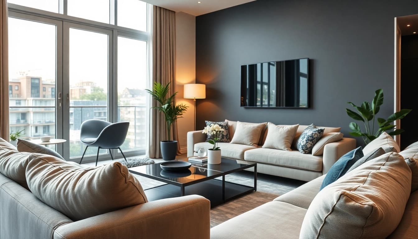 Showcasing guaranteed rent in Southall in a stylish apartment setting.