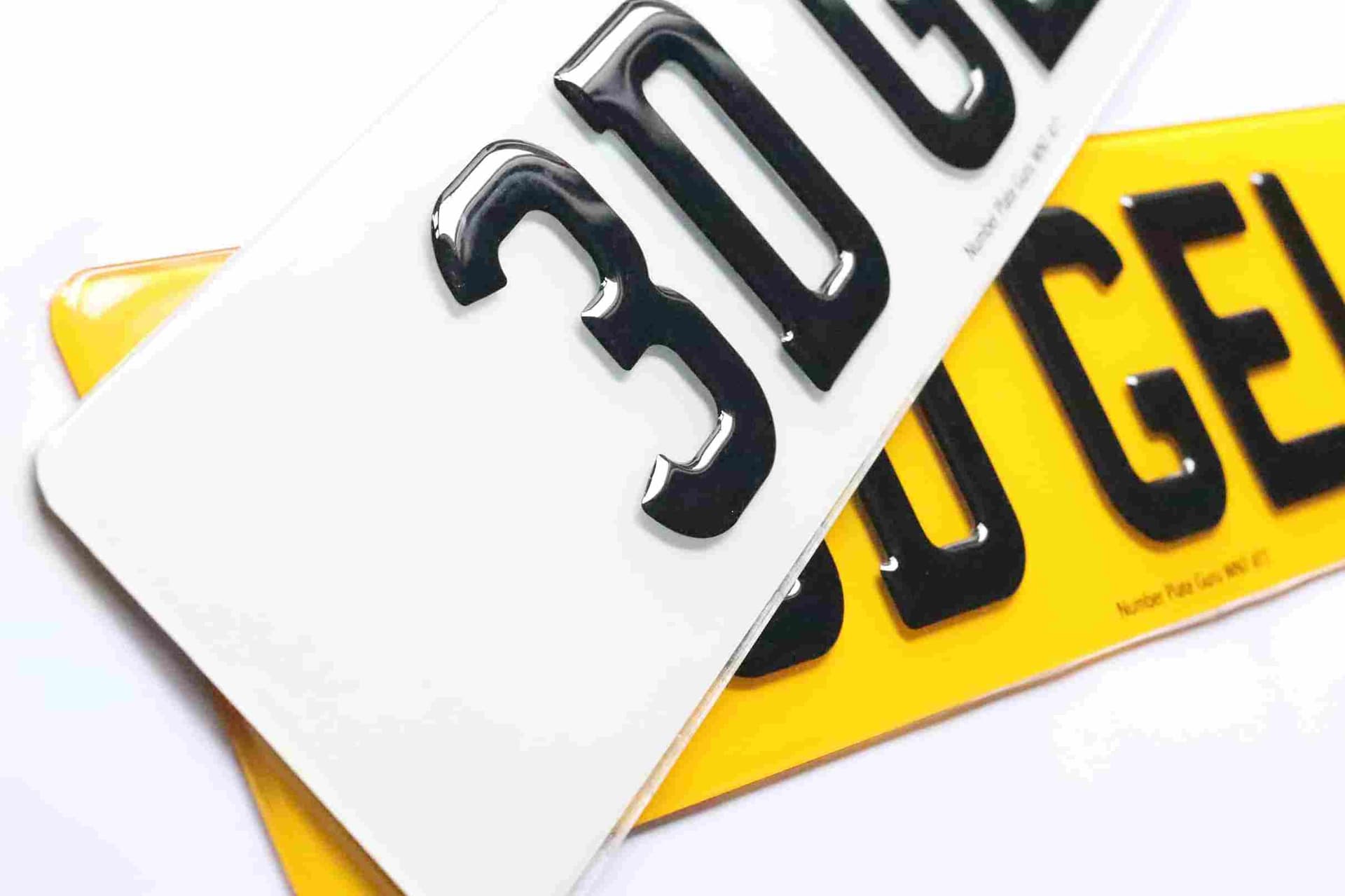 Buy 3D Gel Number Plates Online – Custom Designs UK | Legal Show Plates
