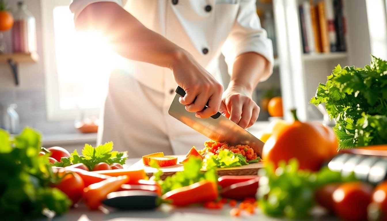 Prepare delicious meals with recipesalexarciab.com in a bright kitchen.