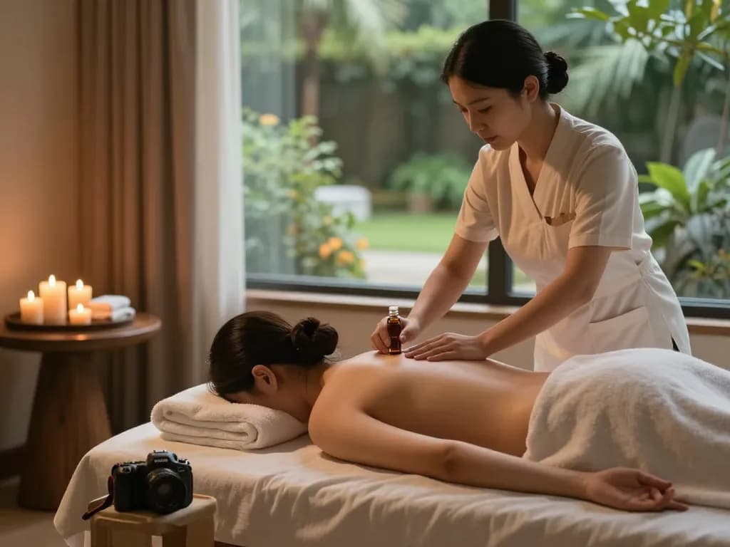 Experience soothing 천안스웨디시 massage therapy in a serene spa setting with calming ambiance.