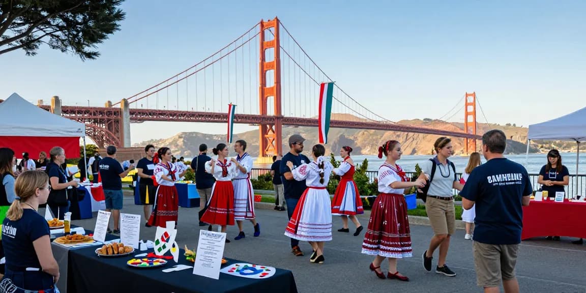 Community event showcasing Polish culture in San Francisco via https://www.sfpol.com/ with vibrant activities and interactions.