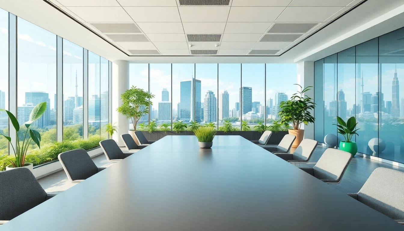 CYB Environmental consultancy office showcasing a modern design and eco-friendly decor.