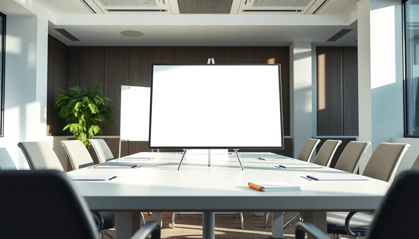 Utilisez le chevaletdeconference.fr pour des présentations professionnelles avec un tableau blanc moderne.