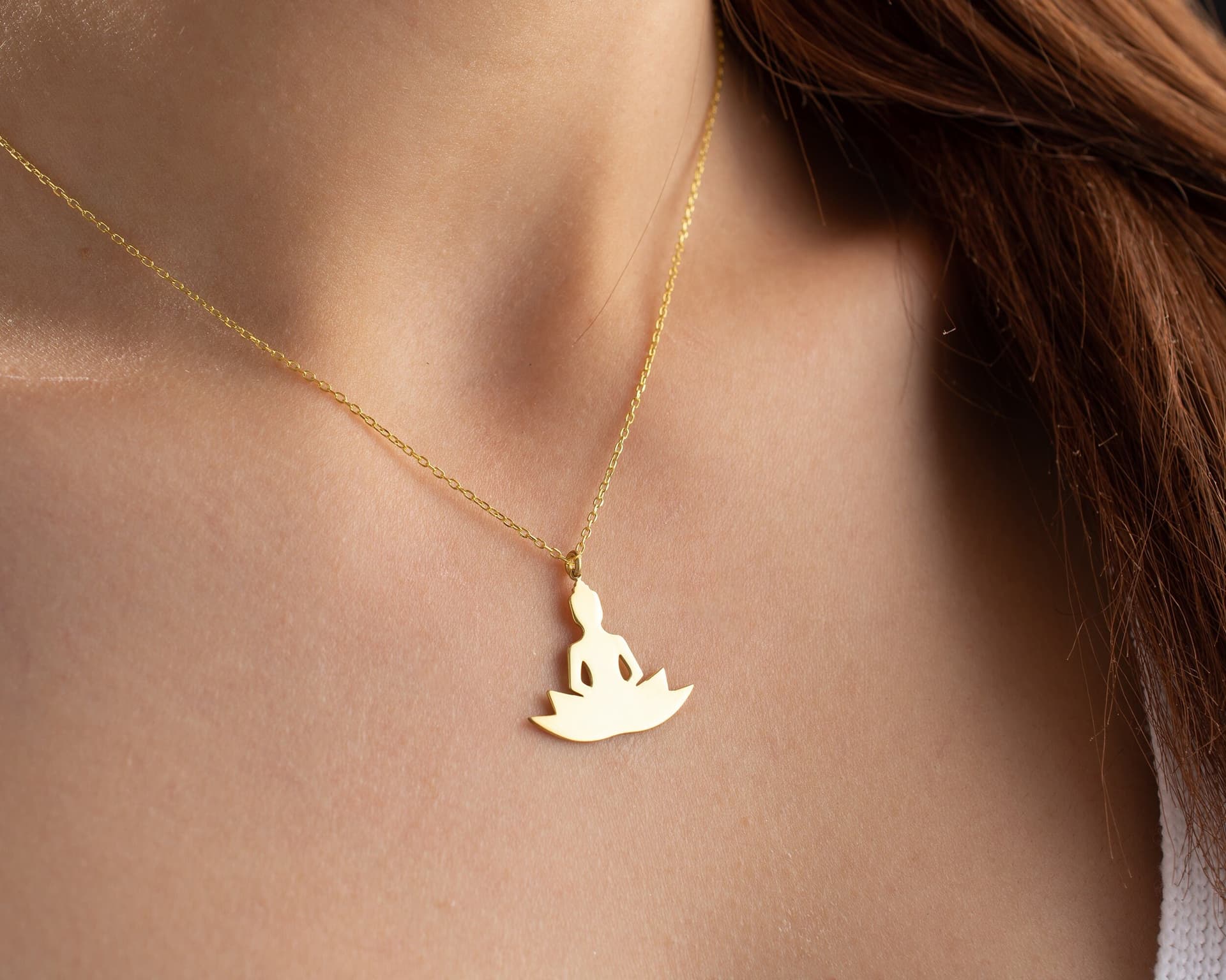 Handcrafted Yoga Necklace for Meditation, Healing, and Intentions