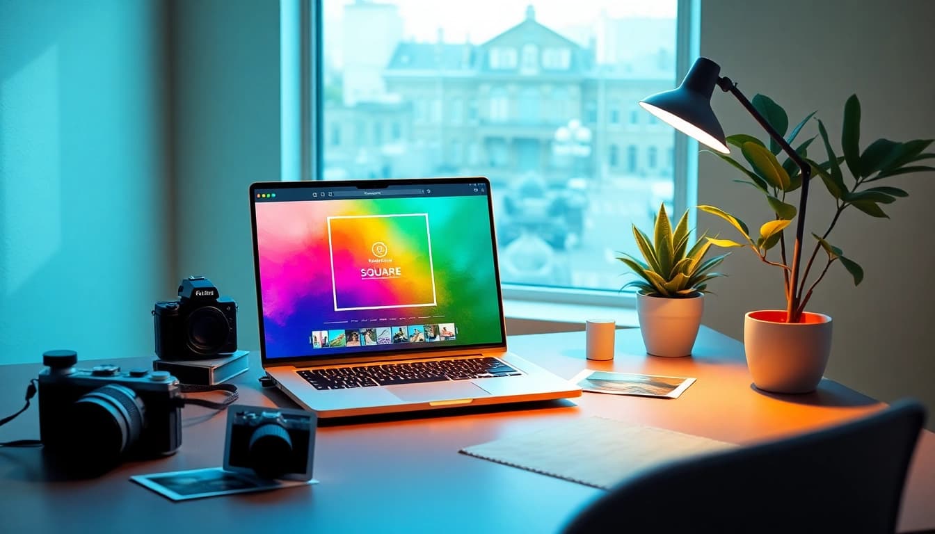 Create and transform your images square easily with our online tool.