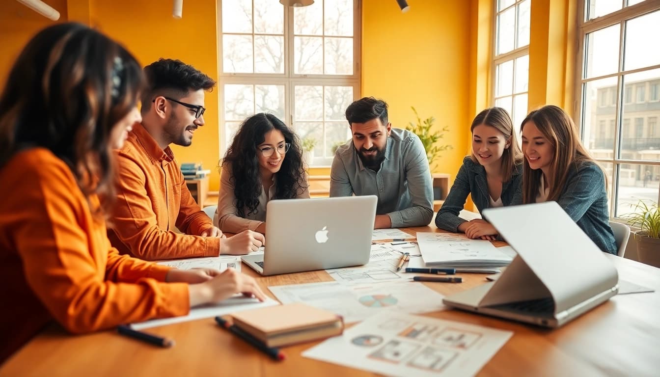 Creating innovative Website Design Hereford solutions in a dynamic collaborative workspace.