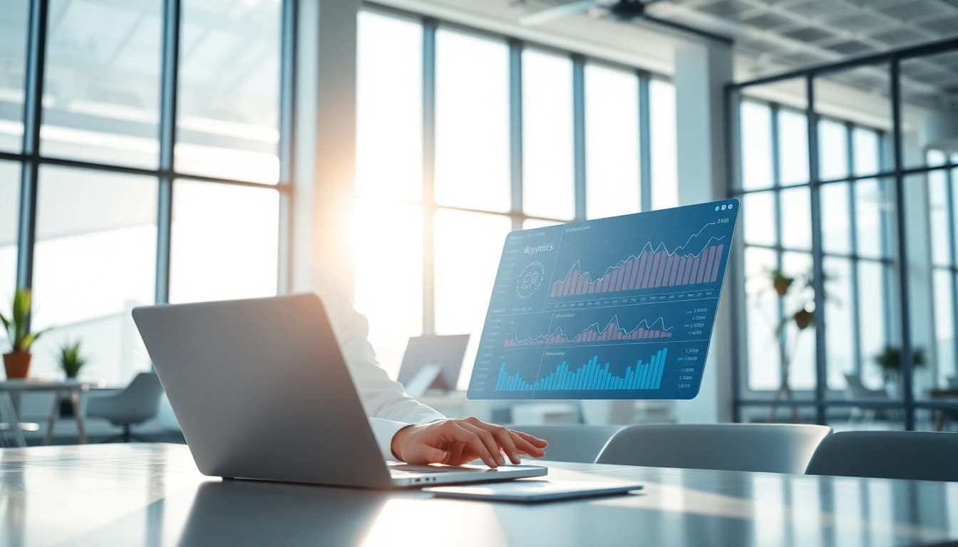 SEO specialist Auckland analyzing data in a bright office setting for effective strategies.