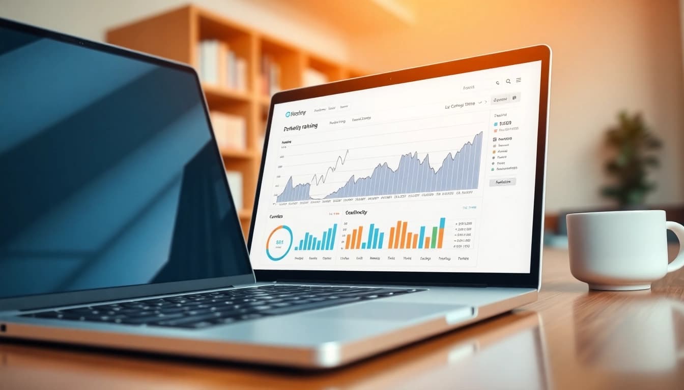 Twórz ranking na rankingo.net z interfejsem pokazującym dane analityczne.