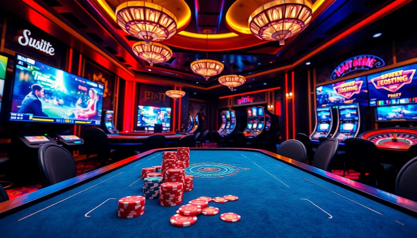 Engaging live esports betting scene featuring Trực tiếp Esport action and vibrant casino elements.