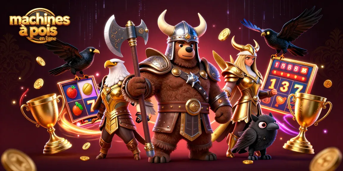 Jouez aux machines à sous en ligne avec d'authentiques éléments de jeux et personnages animés.