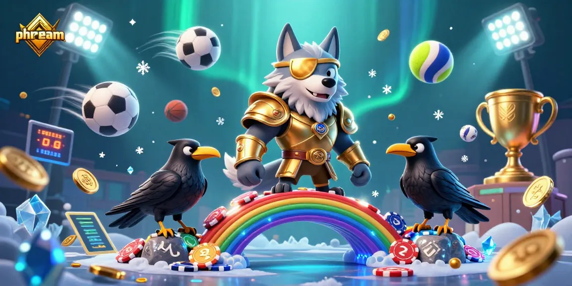 Engage with phdream's exciting gaming scene as mythical characters and sports elements converge.