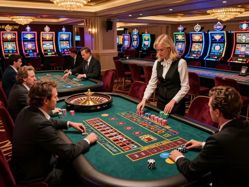 Players engaging in thrilling roulette games at TV88 casino with vibrant atmosphere.