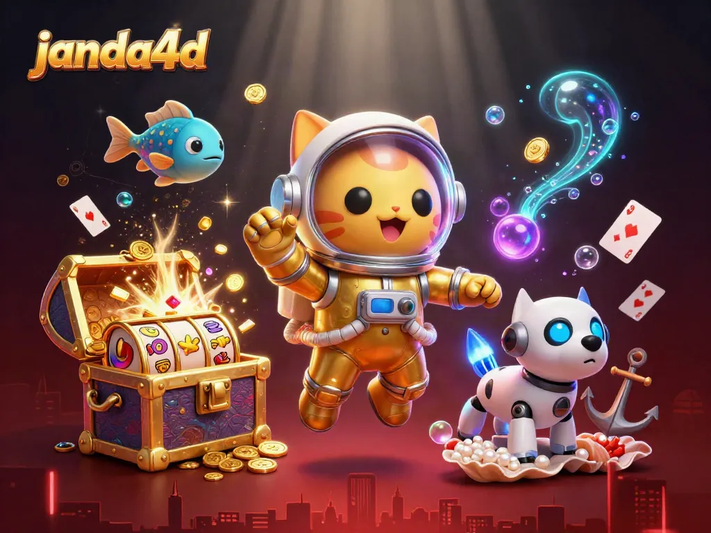 Casino janda4d dengan permainan slot dan elemen bawah laut yang menarik