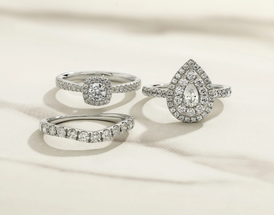 Toi et Moi Ring Swiss Smart 18ct Gold &amp; Diamond Love Story by Cervin Blanc