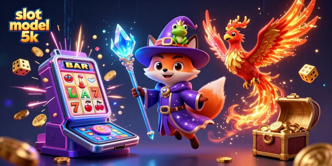 Experience thrilling gameplay with slot modal 5k featuring a magical wizard fox and vibrant casino elements.