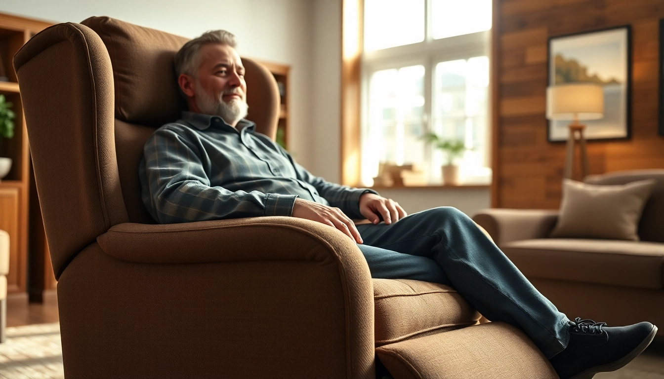 Experience the comfort of a tall man lift chair designed for easy seating and standing.