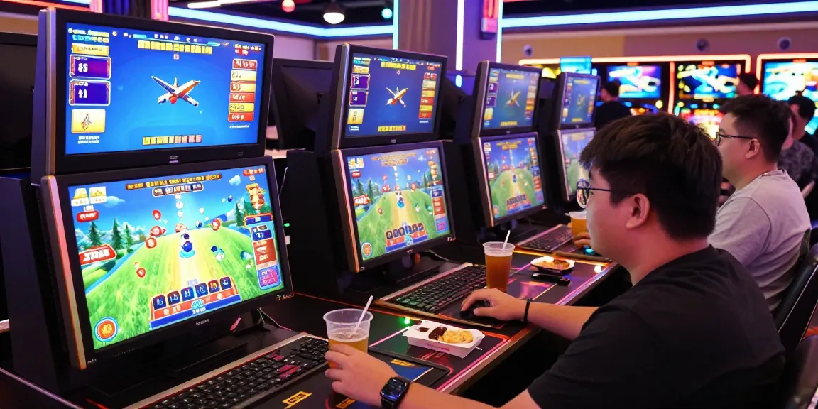Aviator 1xbet gaming scene showcasing players engaging with the crash game in a vibrant online casino environment.