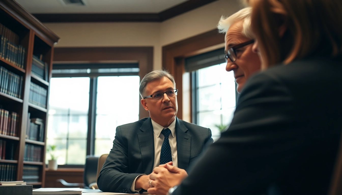 Consultation with a Seattle Social Security Disability Lawyer in an inviting legal office setting.