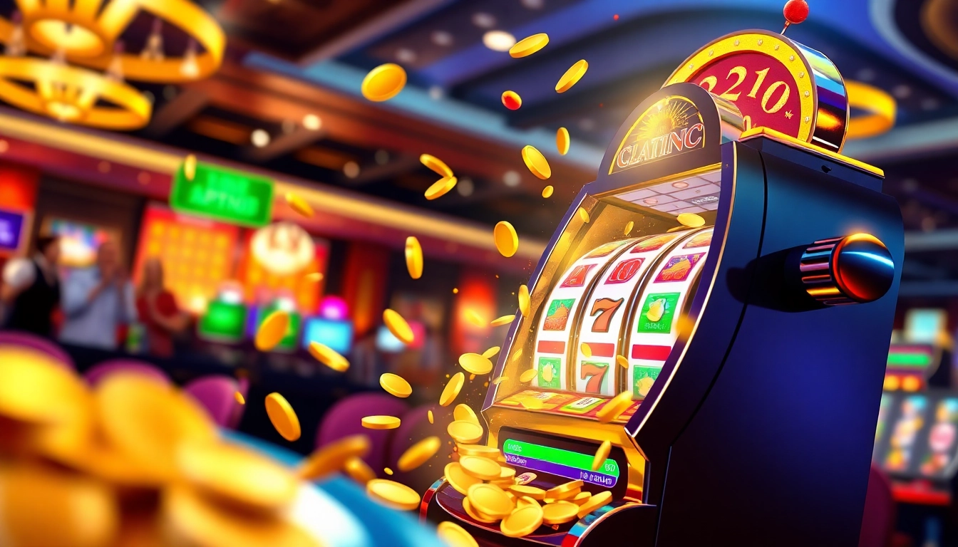 Menangkan jackpot di slot88 melalui mesin slot yang penuh warna dan wajah ceria pemain.