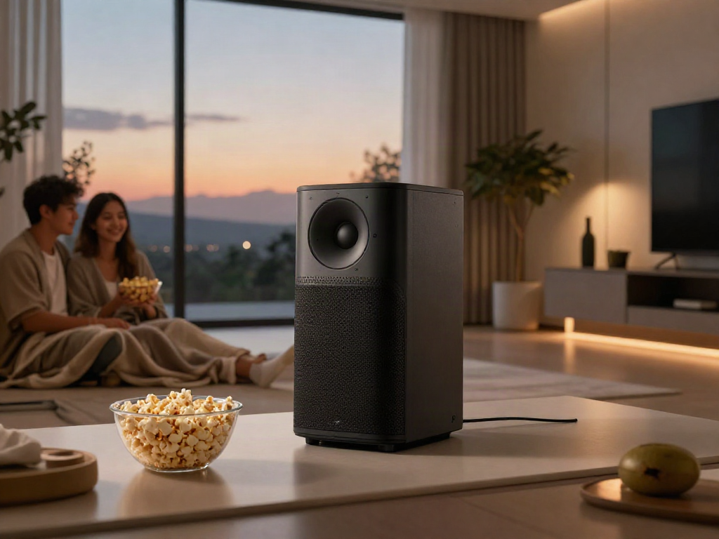 Vision Speaker Price showcased in a cozy modern living room setup.