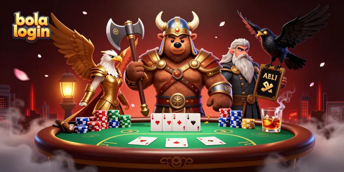 Experience thrilling sports bets with bola login at vibrant, ultra-detailed casino scene.