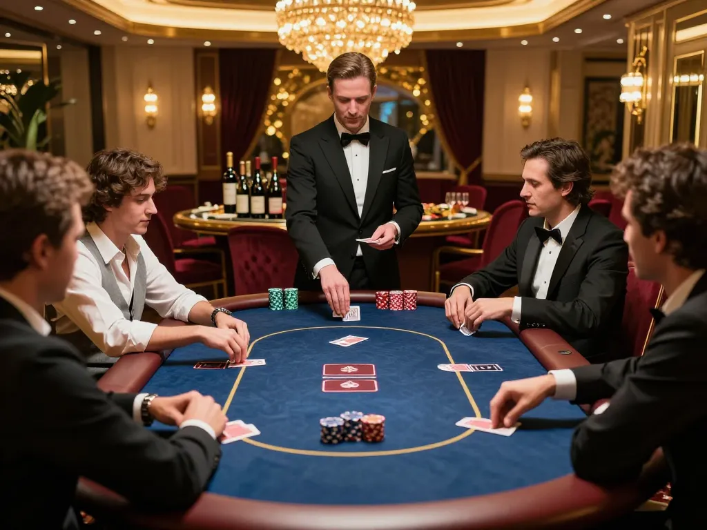 Experience the luxury of w188 vip gaming with exclusive poker action in a lavish casino.