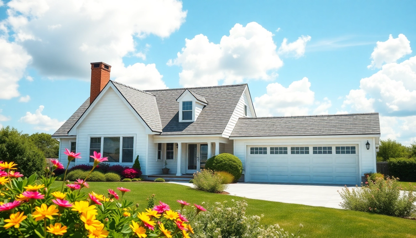 Cape cod home showcasing elegant architecture and a spacious attached garage.