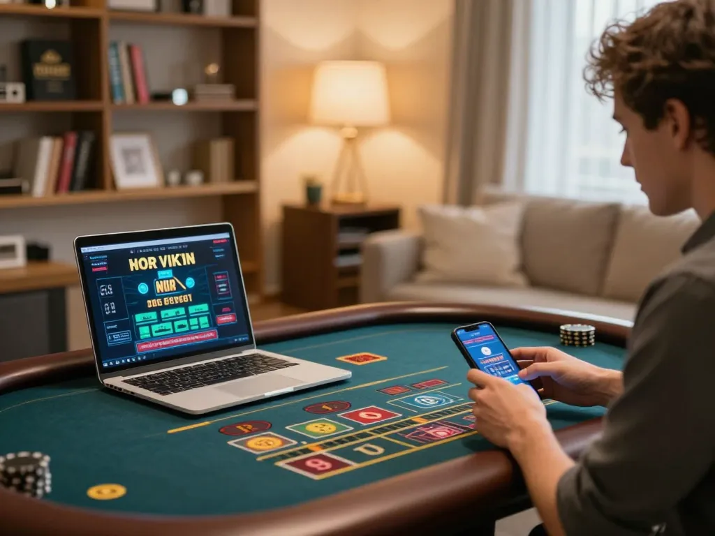 Online gaming experience at open88 with live dealer interaction, showcasing strategic gameplay.