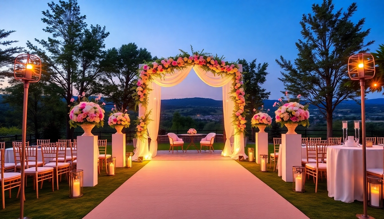 Cherish unforgettable moments at Clarksburg wedding venues with elegant outdoor decor.