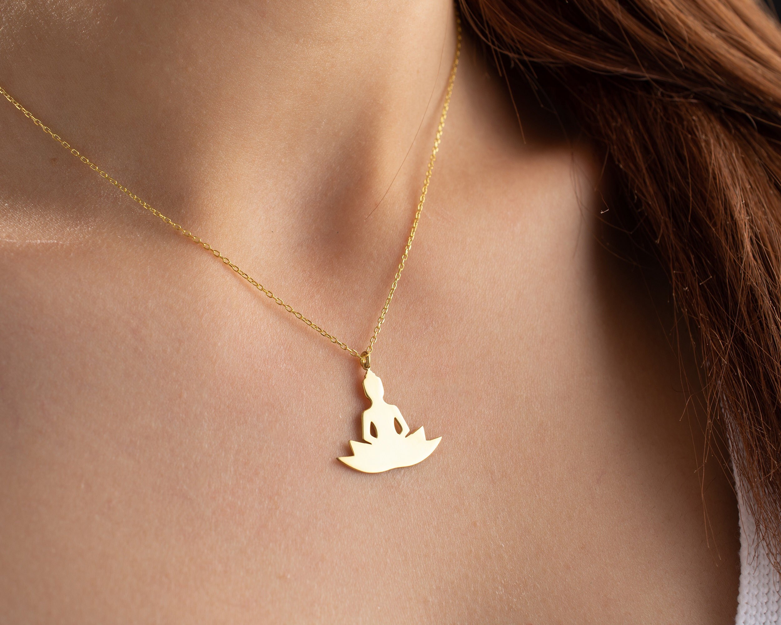 Handcrafted Yoga Necklace for Meditation, Healing, and Intentions