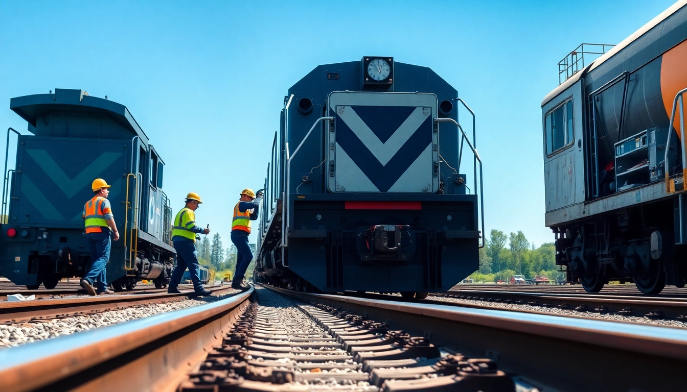 Emergency Railroad Repair Services professionals responding swiftly to critical repairs on train tracks.