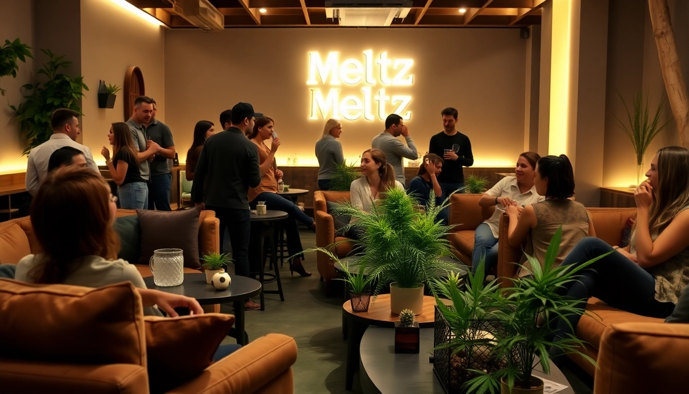 Enjoying the communal vibe at Meltz Social Club Madrid with stylish decor and diverse patrons.