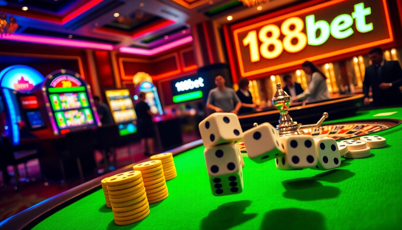 Experience thrilling gameplay at 188bet through the link 188bet mới nhất with vibrant casino visuals.