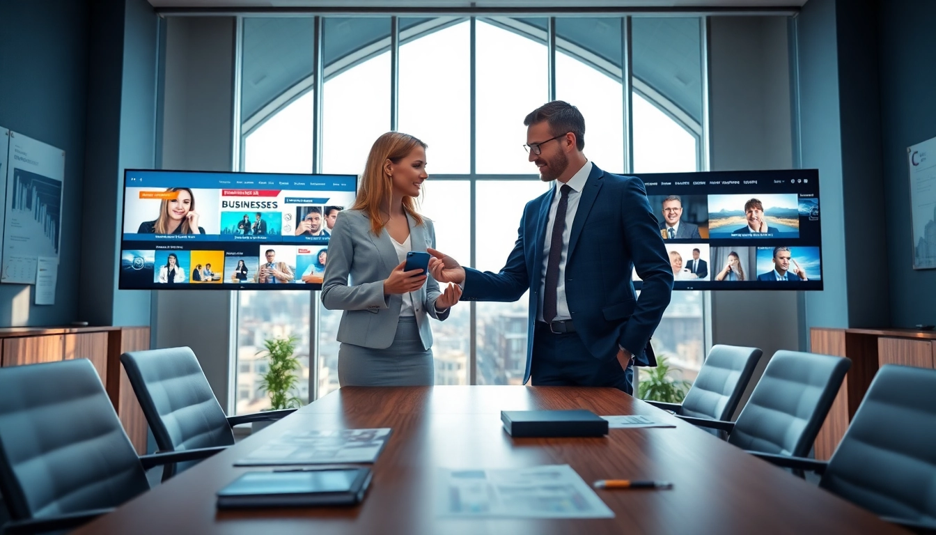 Find exciting businesses for sale represented by a professional broker in a modern office.