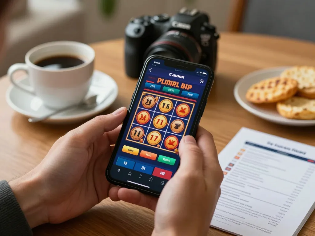 Pengalaman bermain game mobile yang menarik dengan aplikasi hoki link di smartphone, menampilkan gameplay slot dan tips perjudian yang bertanggung jawab.