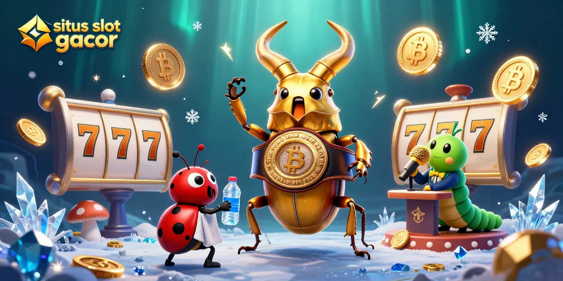Engage in exciting gameplay at situs slot gacor with vibrant slot reels and dynamic characters.