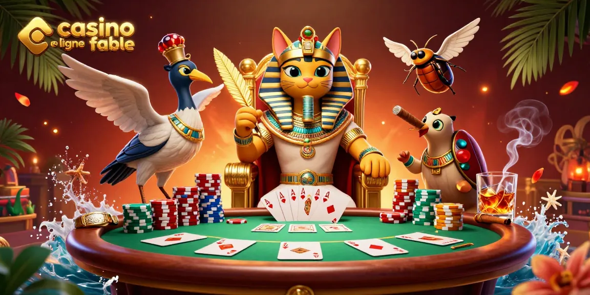 Découvrez un univers riche d'animations de jeux au casino en ligne fiable avec une scène dynamique de personnages fascinants.