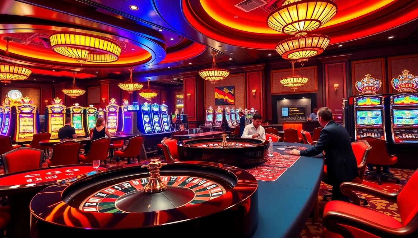 Experience high-stakes excitement at okwin's vibrant casino gaming tables.
