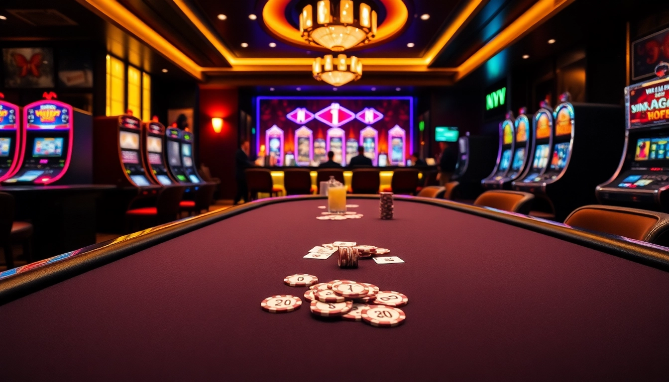 Enjoying the thrilling experience of Online casino Uk in a vibrant gaming room filled with excitement and luxury.