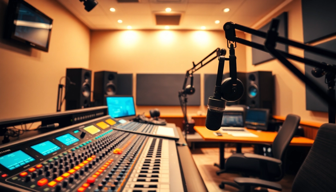 Check out the vibrant radio studio at https://chadronradio.com/ with modern equipment and lively atmosphere.
