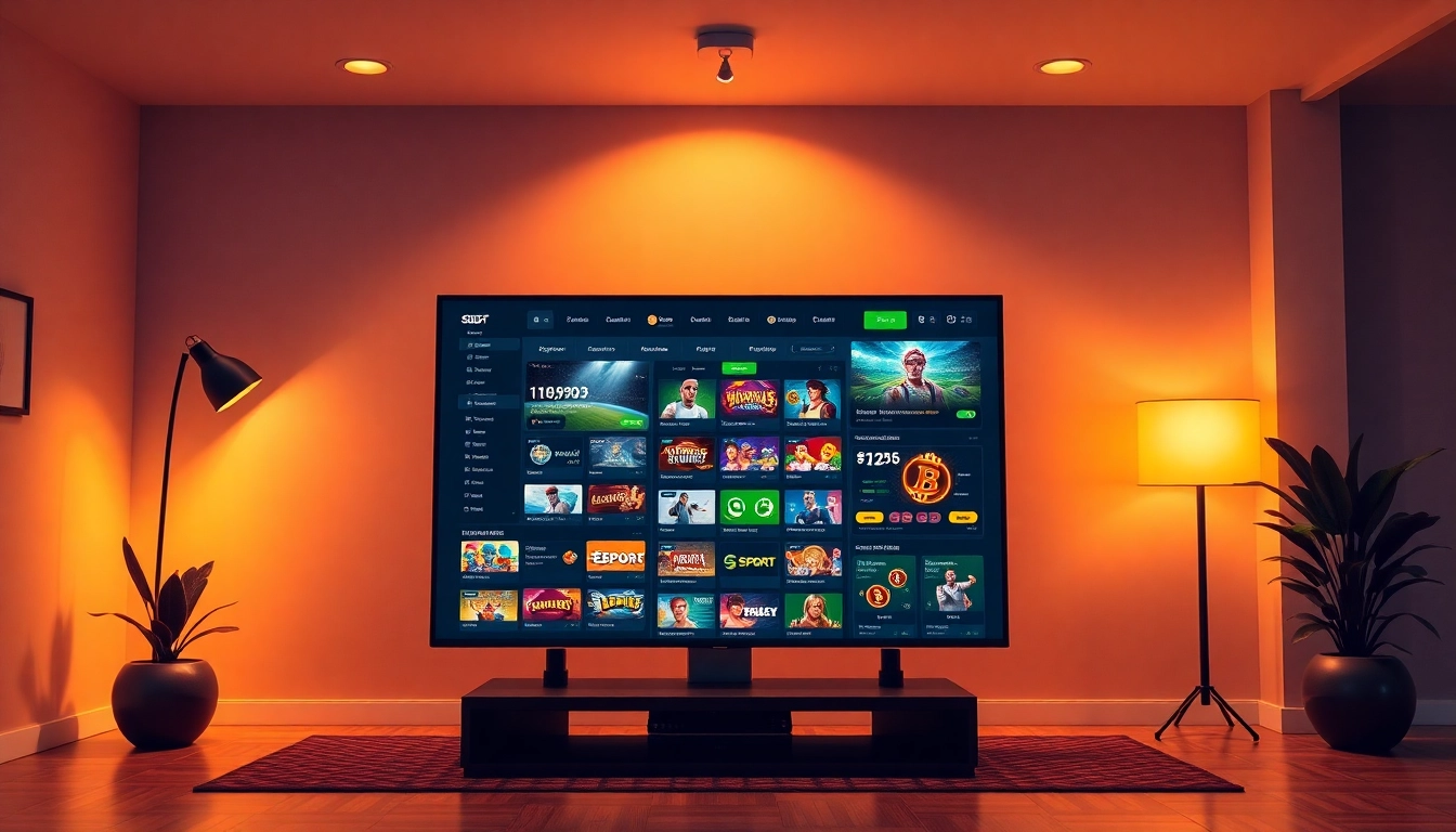 888 new online betting platform interface showcasing vibrant games and user-friendly features.