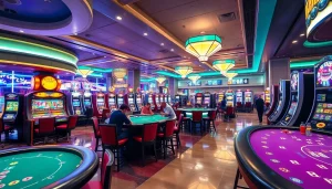 คาสิโนที่เต็มไปด้วยความตื่นเต้นและการเล่นเกมที่มีชีวิตชีวา