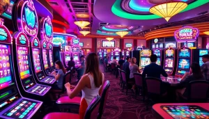 เล่นคาสิโนออนไลน์ในบรรยากาศที่มีชีวิตชีวากับสล็อตแมชชีนและเกมโต๊ะมากมาย