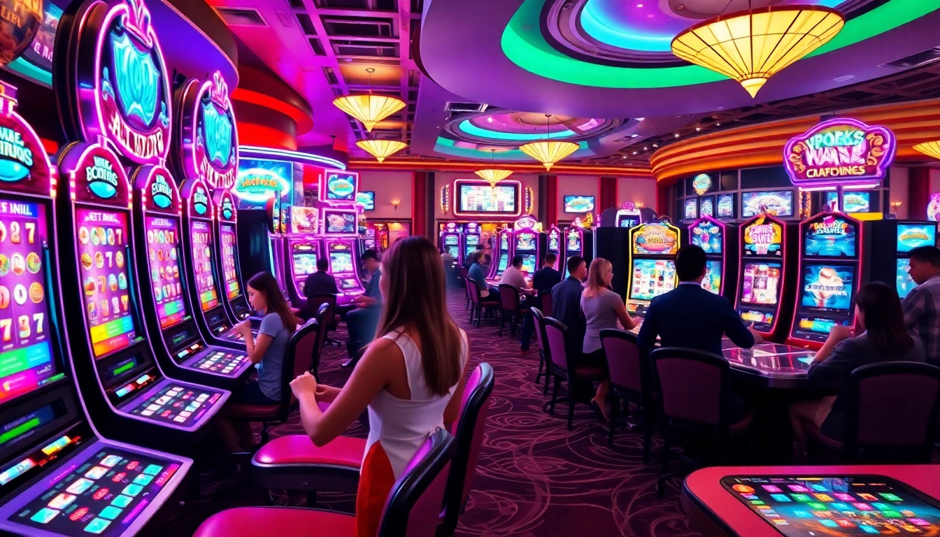เล่นคาสิโนออนไลน์ในบรรยากาศที่มีชีวิตชีวากับสล็อตแมชชีนและเกมโต๊ะมากมาย