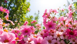 Explora las colmenas langstroth en un entorno natural lleno de flores.