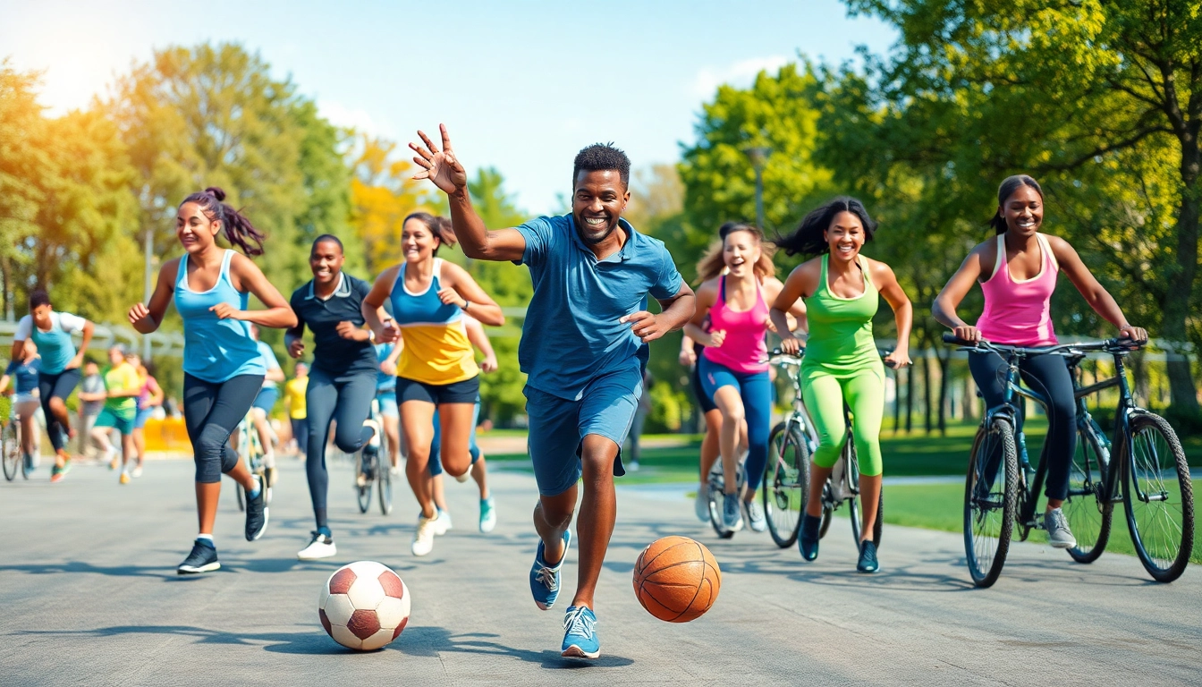 Les athlètes participent à des activités sous le thème pa-sport, mettant en valeur la diversité et l'énergie.
