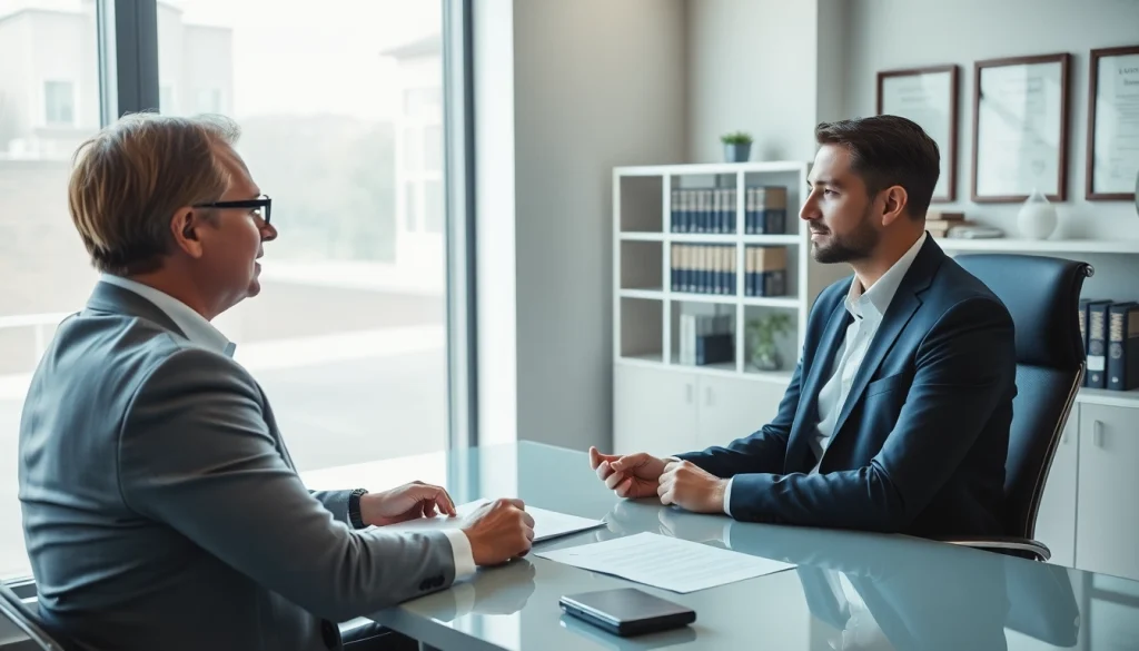 Consult with a knowledgeable personal injury lawyer at https://www.marylandpersonalinjurylawyer.com in a contemporary office.