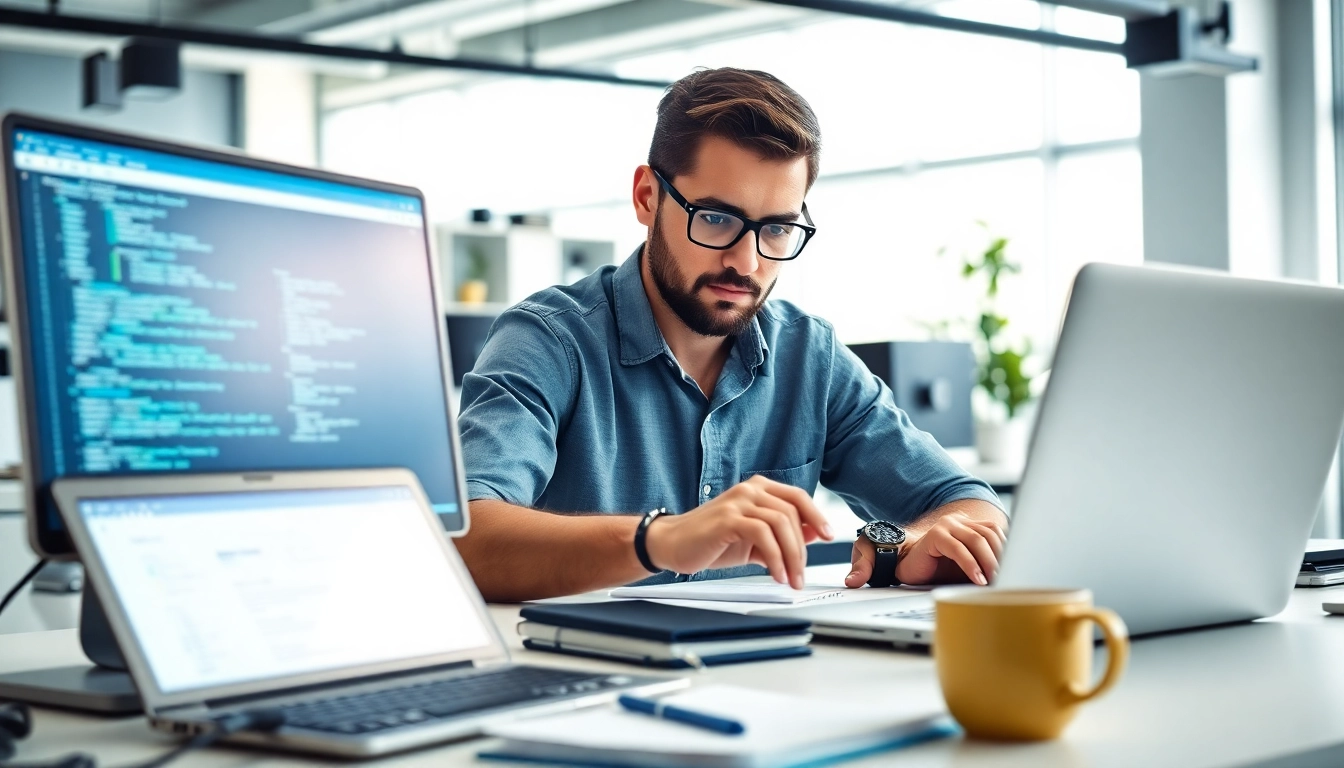 Implementing whatsapp api integration in a modern office with collaborative workspace.