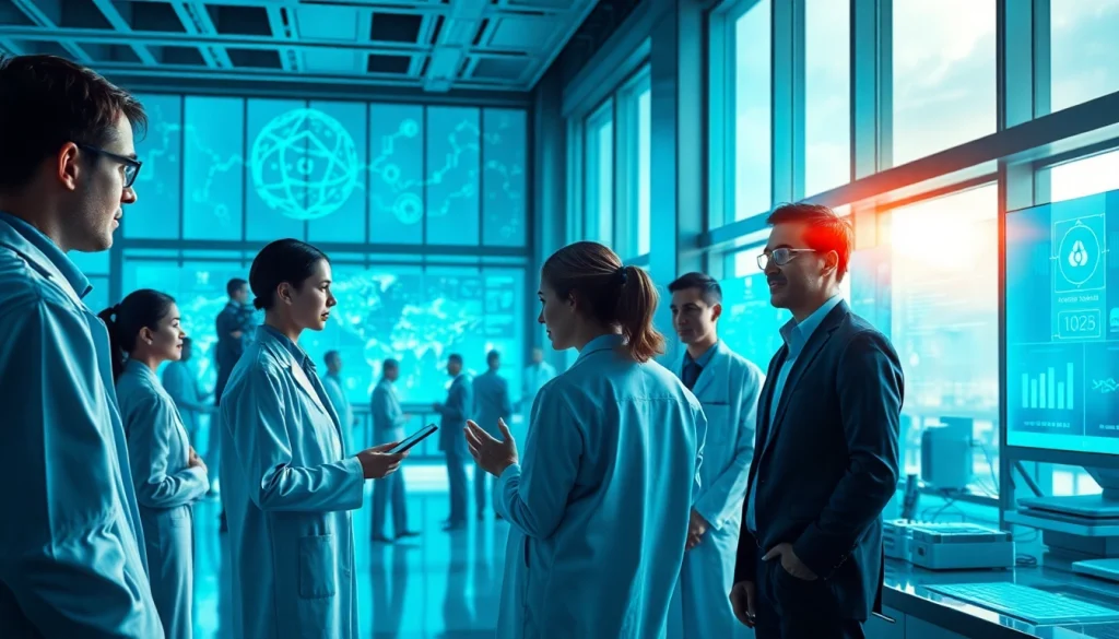 Engaging scene representing the www.trilgameshproject.com effort in exploring immortality through advanced technology.