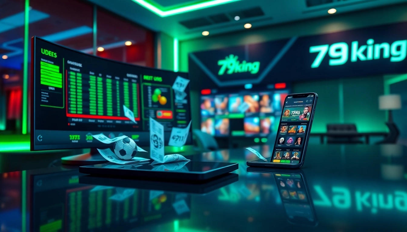 Painel de apostas 79king em dispositivos móveis e desktop mostrando cotações ao vivo